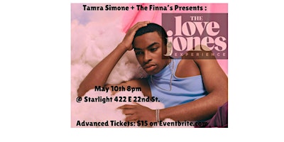 Imagem principal do evento Tamra Simone + The Finna's Presents: A Love Jones Experience