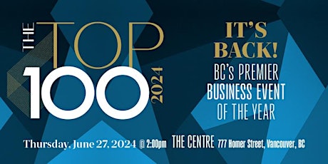 BC Business - Top 100 Event