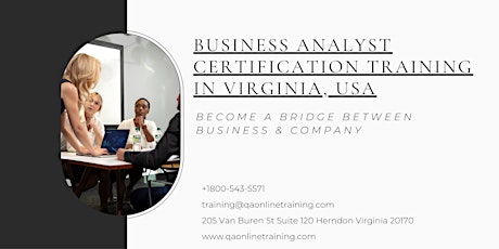 Business Analyst Certification Training in Virginia, USA
