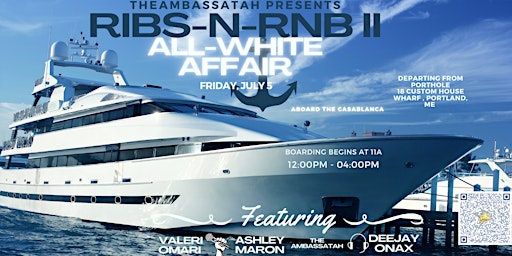 Imagem principal do evento Ribs-N-RnB II: All White Affair Cruise