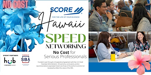 Imagem principal do evento Hawaii Business Speed Networking Event