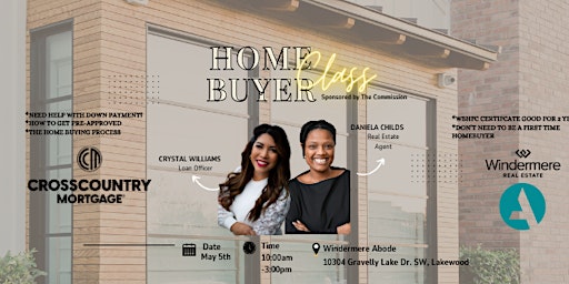 Homebuyer Class sponsored by The Commission primary image