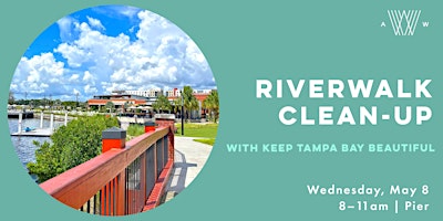 Primaire afbeelding van Keep Tampa Bay Beautiful Riverwalk Cleanup