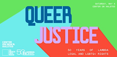 Imagem principal do evento Queer Justice: 50 Years of Lambda Legal and LGBTQ+ Rights