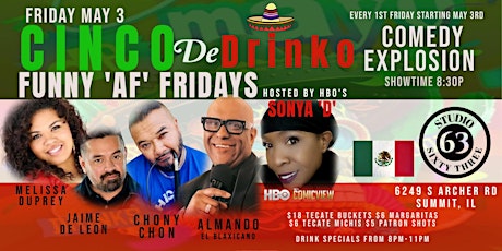 Cinco De Drinko Comedy Show