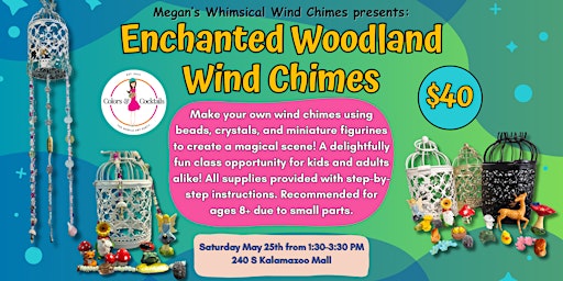 Primaire afbeelding van Enchanted Woodland Wind Chimes: Make & Take Workshop!