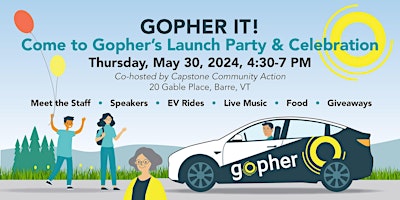 Gopher's Launch Party &  Celebration! primary image