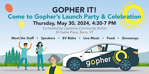 Primaire afbeelding van Gopher's Launch Party &  Celebration!
