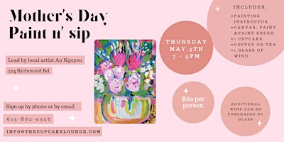 Imagem principal do evento Mother's Day Sip n' Paint  ️️