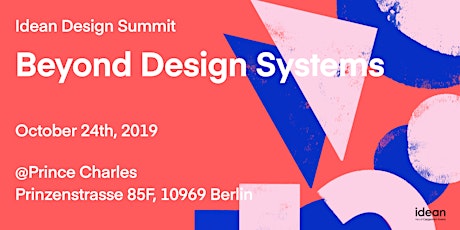 Idean Design Summit: Beyond Design Systems primary image