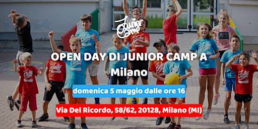 Hauptbild für Open Day di Junior Camp a Milano