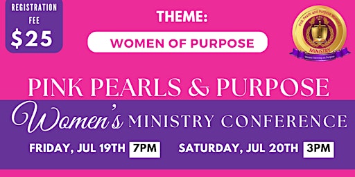 Immagine principale di Pink, Pearls & Purpose Women's Ministry Conference 