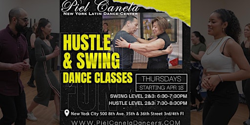 Imagem principal de Swing Dance Class, Level 2  Advanced-Beginner
