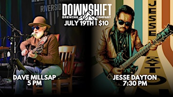 Dave Millsap and Jesse Dayton live at Downshift Brewing Company - Riverside primary image