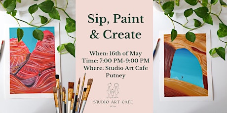 Sip, Paint & Create Class finally arriving in South West London
