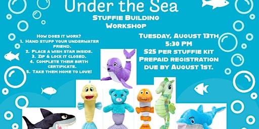 Under the Sea: Stuffie Building Workshop  primärbild