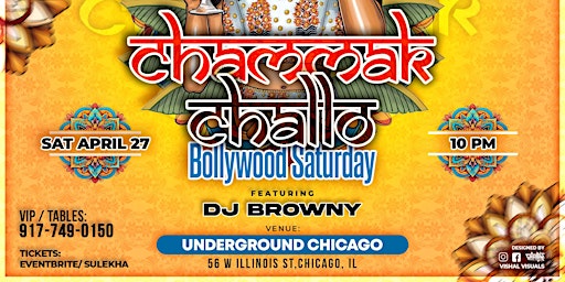 CHICAGO'S #1 DESI PARTY, DJ BROWNY EDITION @UNDERGROUND NIGHTCLUB primary image