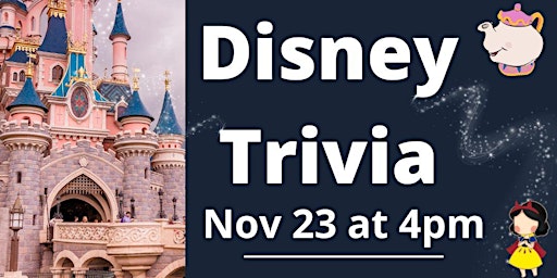 Trivia- Disney (Adult Program) primary image