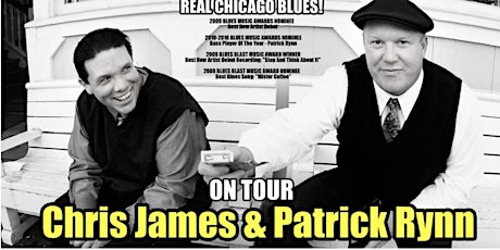 Award winning Blues musicians CHRIS JAMES , PATRICK RYNN and Aki Kumar