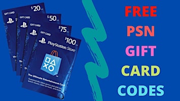 FREE PSN Gift Card Codes [Updated] New Redeem PSN Codes primary image
