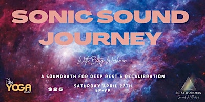 Imagem principal do evento Sonic Sound Journey - A Soundbath for Deep Rest & Recalibration