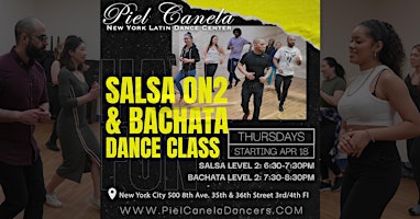 Bachata Dance Class,  Level 2  Advanced - Beginner primary image