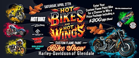 Imagem principal do evento Hot Bikes & Hot Wings