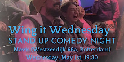 Imagem principal do evento Wing it Wednesday : Stand-up Comedy Night