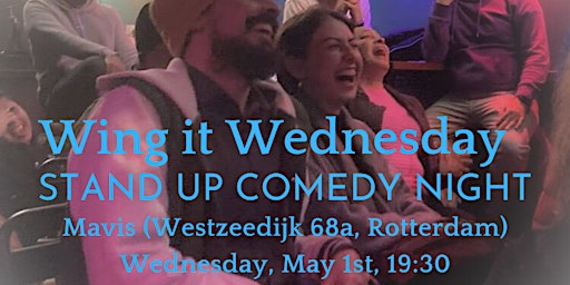 Primaire afbeelding van Wing it Wednesday : Stand-up Comedy Night