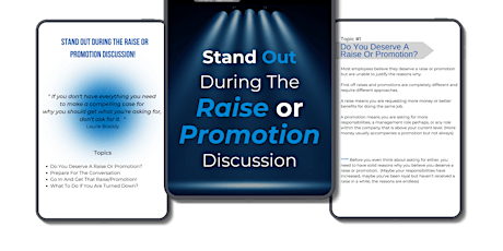 Stand OUT during the Raise or Promotion Discussion!