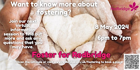 Local Community Fostering (Redbridge) Information Event,  08.05.24, 6pm-7pm