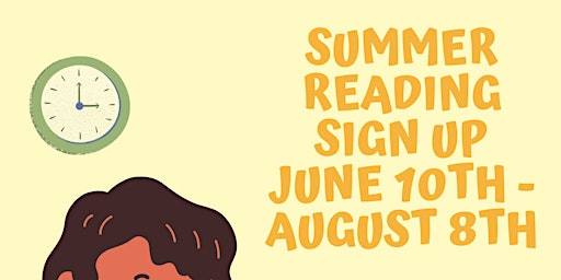 Primaire afbeelding van Teen Summer Reading Sign Ups