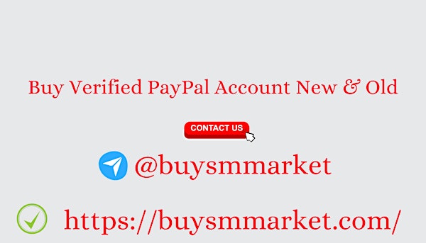 (R) Best Selling Side To Buy Verified PayPal Accounts personal & business(R