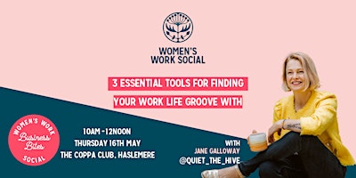 Imagem principal do evento The Harmony Blueprint;3 Essential Tools for Finding your Work Life Groove