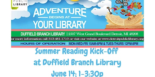 Summer Reading Kick-Off at Duffield  primärbild