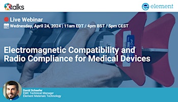 Image principale de Electromagnetic Compatibility and Radio Compliance for Medical Devices