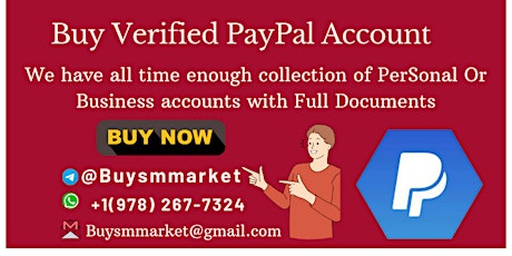 Buy Verified PayPal Accounts. Get Fully verified Paypal (R)