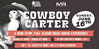 Cowboy Carter: A Non-Stop Full Album Drag Show Experience