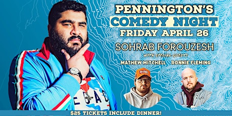 Comedy Night featuring Sohrab Forouzesh,  Mathew Mitchell, & Ronnie Fleming