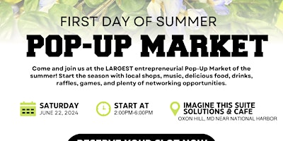 Image principale de SUMMER OUTDOOR POP UP MARKET