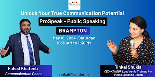 Imagem principal do evento ProSpeak - Unlock Your True Communication Potential