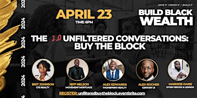 2.0 UNFILTERED Conversations: BUY THE BLOCK primary image