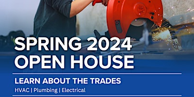Imagen principal de LEARN ABOUT THE TRADES - HVAC, Plumbing, Electrical - Spring Open House