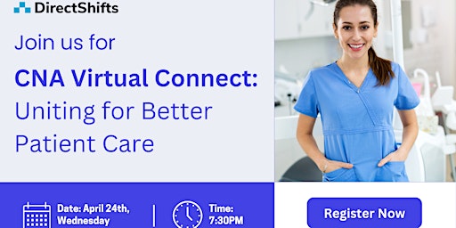 Primaire afbeelding van CNA Virtual Connect: Uniting for Better Patient Care