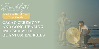 Image principale de FULL MOON CACAO CEREMONY AND GONG HEALING INFUSED WITH QUANTUM ENERGIES