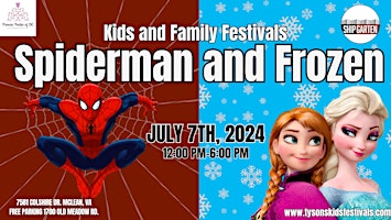 Primaire afbeelding van Spiderman and Frozen Hosts Kid's and Family Festival