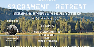 Imagem principal do evento SACRAMENT RETREAT - BAY AREA, CA.