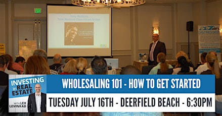Wholesaling Real Estate 101 - How to start Wholesaling & Flipping Houses primary image