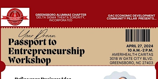 Hauptbild für Your Dream - Passport to Entrepreneurship Workshop
