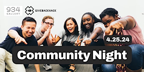GiveBackHack Spring Community Night primary image